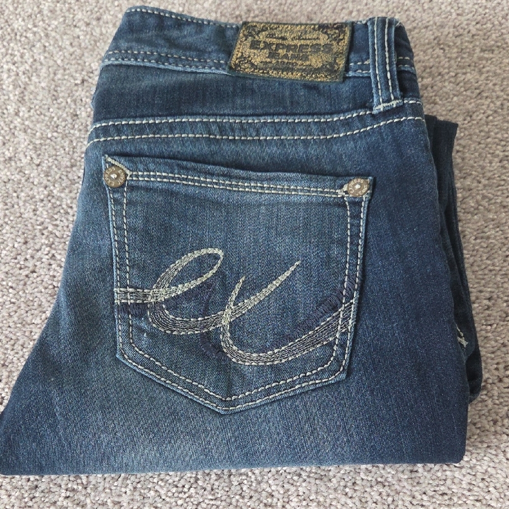 Express Women's Skinny Blue Jeans Size 6